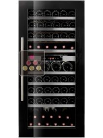 Dual temperature built in wine cabinet for storage and/or service LE CHAI