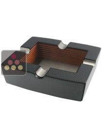 Ashtray with carbon finishing Ma Cave à Cigares