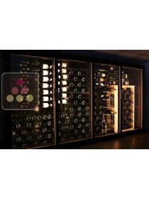 Single temperature climatized wine display 4 doors 400 bottles FRIAX