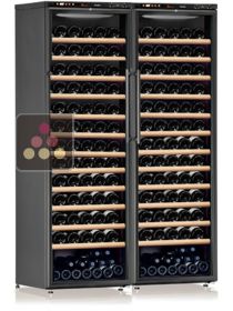 Combination of 2 Single temperature wine service or storage cabinets CALICE
