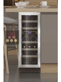 Dual temperature built in wine cabinet for service LE CHAI