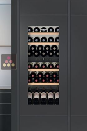 Multi-purpose built in wine cabinet for the storage and service of wine
