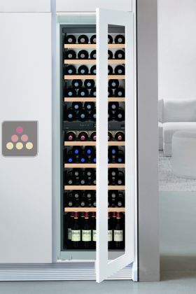 Multi-purpose built in wine cabinet for the storage and service of wine 
