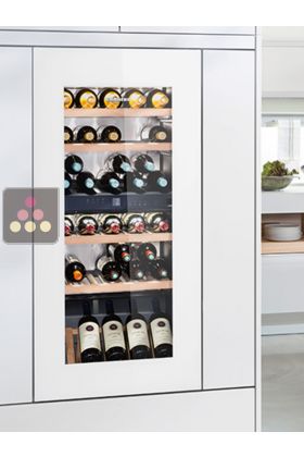 Multi-purpose wine cabinet for storage and service - can be fitted
