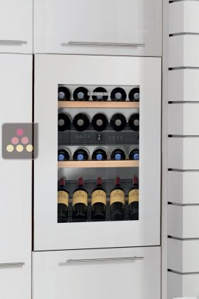 Multi-purpose wine cabinet for the storage and service of wine - can be fitted
