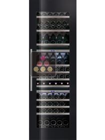 Triple temperature built in wine cabinet for storage and service LE CHAI