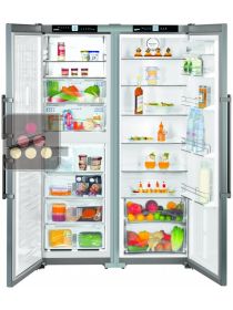 Combined fridge, freezer, ice maker & Biofresh zone LIEBHERR