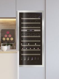 Dual temperature built in wine cabinet for service LE CHAI