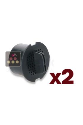 Set of 2 active carbon filters for Liebherr wine cabinets
