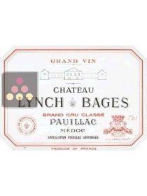 Red Wine Lynch Bages - Pauillac - 5° Cru Classé - 1990 0.75 L Sélection Vin
