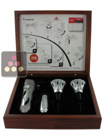 Wooden storage box for starting bottles PRESERVINO