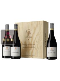 Cave de Tain 3-bottle box : Cornas Arènes Sauvages, Crozes-Hermitage Les Hauts du Fief, Saint-Joseph Esprit de Granit Sélection Vin