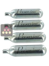 Set of 4 inert gas cartridges PRESERVINO