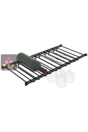 Glasses Rack shelf for modular storage Architecture Intérieure du Vin - Width 60cm