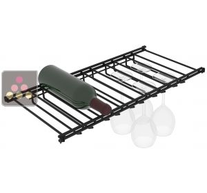 Glasses Rack shelf for modular storage Architecture Intérieure du Vin - Width 60cm ARCHITECTURE INTERIEURE DU VIN