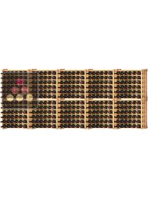 Set of 10 modular beechwood racks for 390 bottles Ma Cave à Vin