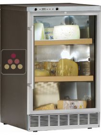 Single Temperature built-in Cheese cabinet with Stainless steel front CALICE