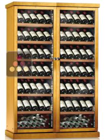 Combined 2 Single temperature wine service or storage cabinets CALICE