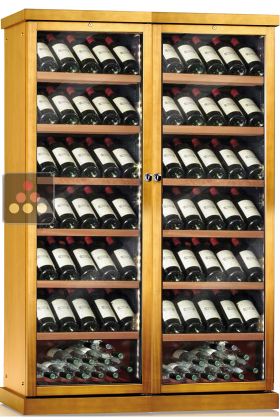 Combined 2 Single temperature wine service or storage cabinets