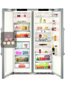 Combined fridge, freezer, ice maker & Biofresh zone LIEBHERR