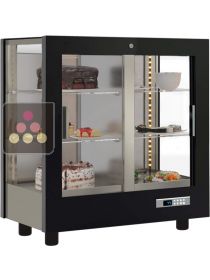 3-sided refrigerated display cabinet for desserts CALICE DESIGN