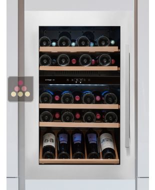 Dual temperature built in wine service cabinet AVINTAGE