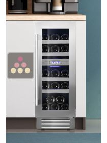 Built-in Dual temperature wine service cabinet - 78cm Door LE CHAI