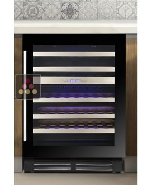 Dual temperature built-in wine service or conservation cabinet - 78cm Door LE CHAI