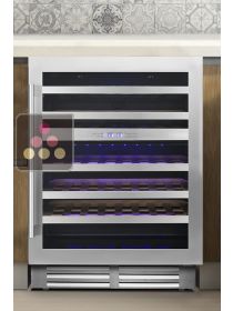 Dual temperature built in wine service or conservation cabinet - 78cm door LE CHAI