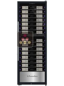 Dual-temperature wine storage and service cabinet La SOMMELIERE