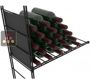 Inside metal wall for modular storage Architecture Intérieure du Vin
 ARCHITECTURE INTERIEURE DU VIN