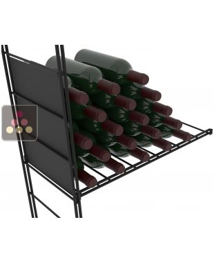 Inside metal wall for modular storage Architecture Intérieure du Vin
 ARCHITECTURE INTERIEURE DU VIN