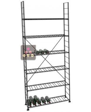 Modular metallic storage unit for 306 bottles - H220cm ARCHITECTURE INTERIEURE DU VIN