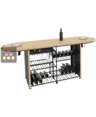 Solid hardwood top  ARCHITECTURE INTERIEURE DU VIN