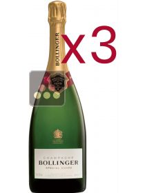 3 Bottles of Bollinger Champagne Special Cuvée Sélection Vin