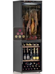 Combined wine service, cold meat and cheese cabinet CALICE