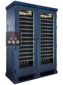 Secured 2 temperatures wine storage and service cabinet Ma Cave à Vin