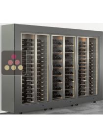 Freestanding combination of 3 modular multipurpose wine cabinets CALICE DESIGN