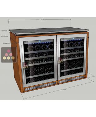 Single temperature wine cabinet - for boat  Ma Cave à Vin