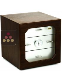Compact Cigar Humidor walnutt Adorini