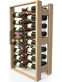 Wooden storage rack for 1500 bottles VISIORACK
