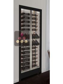 Professional built-in multi-temperature wine display cabinet for storage and service CALICE DESIGN