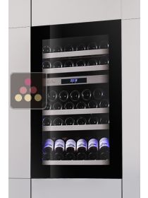Dual temperature built in wine cabinet for service or aging self-ventilated LE CHAI