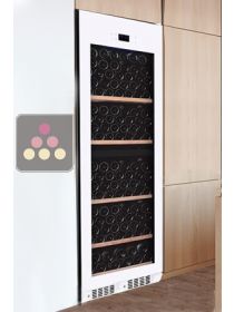 Single temperature wine cabinet for storage or service - Full glass door - can be fitted TEMPTECH