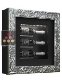 Single temperature silent refrigerated Champagne stand for 3 bottles CALICE DESIGN