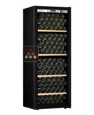 Single temperature wine ageing or service cabinet - Storage shelves - Full Glass door TRANSTHERM