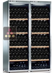 Combined 2 Single temperature wine service & storage cabinets CALICE