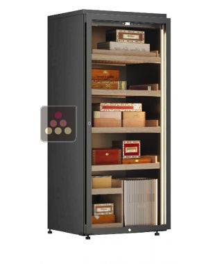 Freestanding cigar humidor with temperature and humidity regulation  CALICE