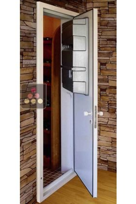 Door air conditioner for natural wine cellar 450W - cooling only - Left hinged
