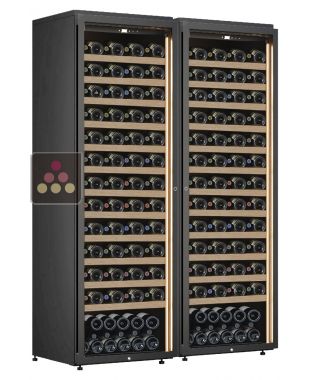 Combination of 2 Single temperature wine service or storage cabinets CALICE